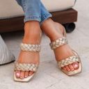 DV by Dolce Vit Dolce Vita Indy Gold Braided Sandals Photo 1