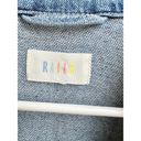 Rails  Mulholland Long Sleeve Button Front Trucker Jean Jacket Blue Womens Medium Photo 4