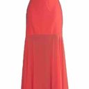 BCBGMAXAZRIA Coral Pink Orange Formal Party Maxi Dress Gown Womens XS - Small 0 Photo 0