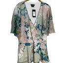 City Chic  NWT Dreamy Floral Flutter Sleeve Blouse S/16 Photo 0