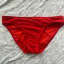 Target Red Bikini Bottoms Ruched Photo 0