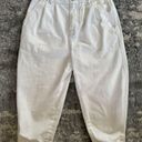 Something Navy  White Capri Jeans. Revolve Brand Size 8 Photo 0