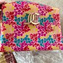 Juicy Couture Soft PVC Wedge Cosmetic Bag in Multi Color Heart Print, NWT! 🎁🎁 Photo 1