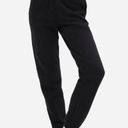 Mate the Label  Organic Fleece Relaxed Pocket Sweatpants in Jet Black Size XL Photo 0