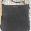 Kate Spade  New York black pebble leather medium size crossbody bag purse Photo 2