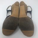 Nina  Denim Strap Wedge Sandals Size 8 Photo 9