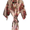 Women’s Floral Lingerie Sleepwear Satin Silk Nightdress‎ Robe One Size Size undefined Photo 2