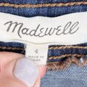 Madewell  Stretch Denim A-Line Mini Skirt Button-Front Edition J9625 Women Size 4 Photo 3