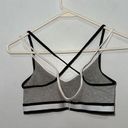 Calvin Klein Pre-Owned MD  Grey, Black and White Cross Back Sports Bra Photo 0