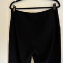 Oak + Fort wide straight leg twill trouser pants black Photo 2