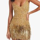 Gold Sparkly Fun Dress Photo 0