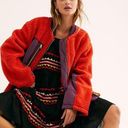 Free People NWT  rivington Sherpa bomber jacket size large Photo 0