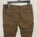 Polo  Ralph Lauren burnished brown slim cargo zippered pants size 8 Photo 3