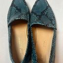 Ann Mashburn  Blue Green Python Loafers Sz. 36 Made in Italy (US 5.5) Photo 0