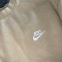 Nike Crewneck Sweatshirt in Tan Photo 4