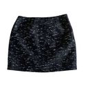 Tahari  womens black white tweed striped knit mini pencil skirt career party 6 Photo 0