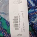 a.n.a NWT  a new approach Dress Long Maxi Sleeveless Zig Zag Boho Blue Green Photo 4