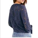 Free People Olivia Lace blouse in blue (XS) Photo 8