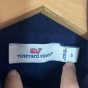 Vineyard Vines  navy Quarter zip shep shirt Oxford stripe shoulder size S Photo 11