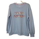 C&C California C&C‎ California Womens Long Sleeve Very Merry Light Blue Boat Neck Top Size M Photo 0