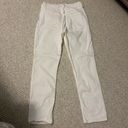 AGOLDE NWOT  Riley Long High Rise Straight Jean - Sour Cream (White) Photo 4