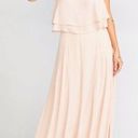 Show Me Your Mumu SMYM  Princess Di Maxi Skirt large Dust Blush Crisp Photo 0