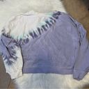 Z Supply Tie Dye Oversized Crop Crewneck Sweatshirt Photo 4