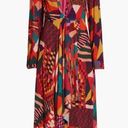 Farm Rio  Abstract Patches Long Sleeve Dress size Small Photo 8