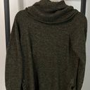 cupio Dark Green Cowl Neck Sweater Photo 2