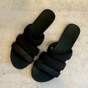 Rothy's Rothy’s Black Triple Band Sandals Size 8 Photo 2