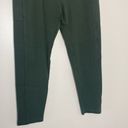 Lou & grey  Ponte Knit Pocket Capri Leggings Olive Green Size LP Photo 3