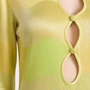 Alexis  Serena Dress in Lime Waves XSmall New Womens Long Maxi Gown Photo 13