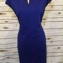 Isaac Mizrahi  Blue Peep Hole Sheath Dress Photo 0