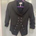 Laundry by Shelli Segal Women's Black  Black Cuffed Sleeves Blazer Jacket Sz 2 Photo 0