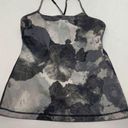 Lululemon  Women's Halter Tank Top Active Workout Camouflage Gray Size 8/10 Photo 0