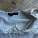 Abercrombie & Fitch Abercrombie white lace v-neck bodysuit Photo 5