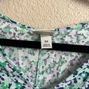 A New Day  Green Floral Blouse Photo 3