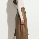 Vince  Belted Lambskin Leather Skirt-‎ NWT 6 Photo 1