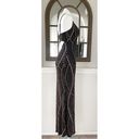 Jump  Juniors' Strappy Slinky Slim-Fit Gown, Black / Gold Size 7/8 New w/Tag $149 Photo 7