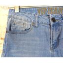 Vip Jeans  Juniors Distressed Mesh Net Skinny Jeans Light Blue Size 1 Grunge Rock Photo 3