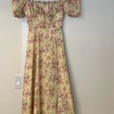 House Of CB Floral Yellow Tallulah Maxi Dress Photo 2