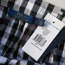 Polo NWT  Ralph Lauren Tiered Silk Midi in Black White Gingham Button Skirt 2 Photo 2