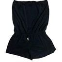 Juicy Couture VTG Y2K  Terry Cloth Booty Short Sleeveless Romper Size XL Black 90 Photo 0