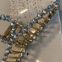 Rhinestone gold nwt claw hair clip 4.5” Photo 1