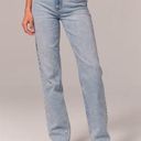 Abercrombie & Fitch  Ultra High Rise 90s Straight Jean Curve Love Size 25 Photo 0