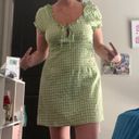 Amazon Green Gingham Dress Photo 2