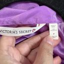 Victoria's Secret Victoria’s Secret Purple Matte Satin Long Sleeve Shorts Pajama Set Photo 2