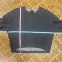 Club Monaco  Double Faced Gray Pullover Sweatshirt Photo 10