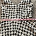 City Triangles  White & Black V-Neck Blotchy Gingham Dress | Size 11 JRS Photo 11