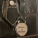 Dooney & Bourke  Domed Zip Satchel Bag Purse Brown Croco Embossed Leather Photo 12